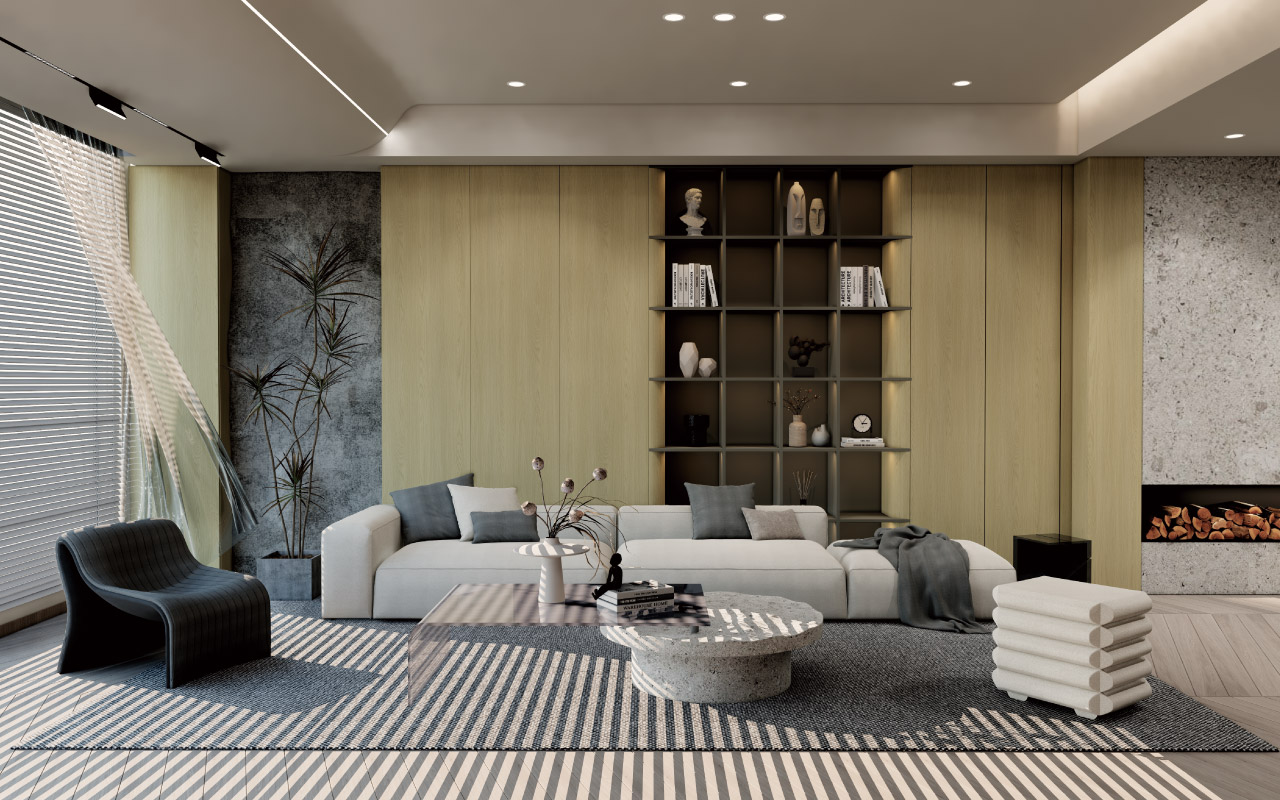 西纳橡木生态板-板材全屋定造案例