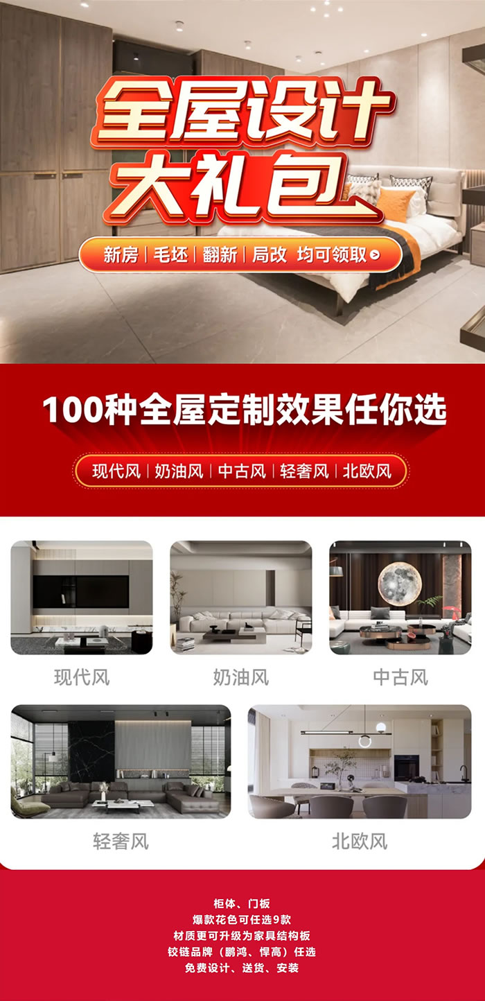 2024年Z6尊龙全屋定造价值